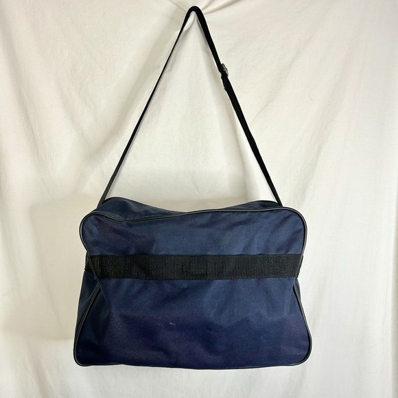 American Tourister Duffel Bag Carry On Shoulder Strap Lightweight Navy Blue - Picture 2 of 6